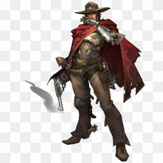Print Mccree - Overwatch Characters Mccree, HD Png Download