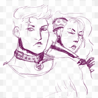 “zarya And Sombra Out On A Date Or Something, Benches, - Sketch, HD Png ...
