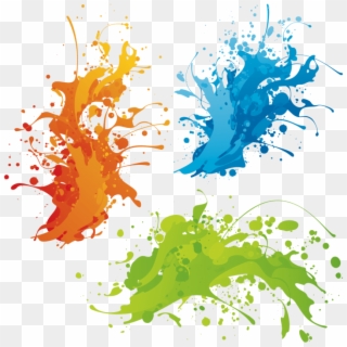 Holi Color Splash Png - Paint Splash Png, Transparent Png