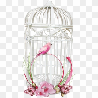 White Bird Cage Png Image - Open Cage Transparent Background, Png Download