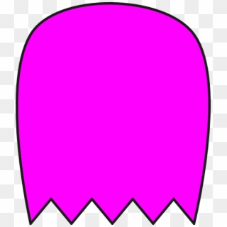 Pink Pacman Ghost Clip Art - Pac Man Ghost Clipart, HD Png Download