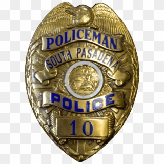 Download South Pasadena Police Badge Transparent Png - Police Badge Transparent Background, Png Download