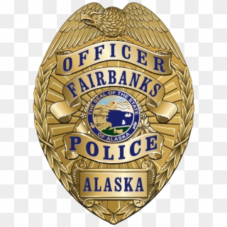 Fpd Police Badge Alaska Transparent Graphics - Police Badge Transparent Background, HD Png Download