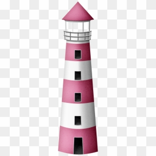 Safari‿✿⁀•○ Lighthouse Clipart, Beach - Pink Lighthouse Clipart, HD Png Download