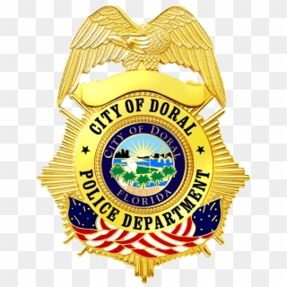 Doral Police Badge - City Of Doral Police Department Logo, HD Png Download
