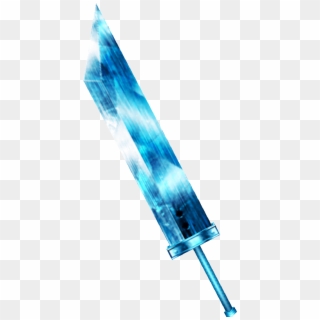 Real Sword Png - Blue Buster Sword, Transparent Png