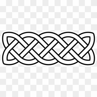 Open - Simple Celtic Knot Border, HD Png Download