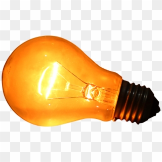 Download Glowing Yellow Light Bulb Png Image - Transparent Background Bulb Png, Png Download