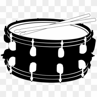Drums Snare Music Sticks Drum Sticks Small Drum - Snare Drum Black And White, HD Png Download