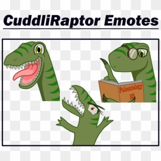 Emote Package Made For Cuddliraptor On Twitch - Cartoon, HD Png Download