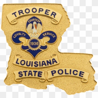 Badge Of The Louisiana State Police - Louisiana State Police Badge, HD Png Download