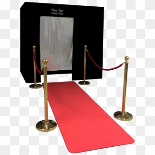 Our Big Black Photo Booth With The Red Carpet Runway - Runway Photo Booth, HD Png Download