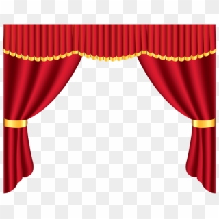 Jpg Transparent Stock Curtains Clipart Red Carpet - Theater Curtains Png, Png Download