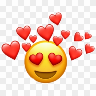 Love Sticker - Emojis Ojos De Corazon, HD Png Download