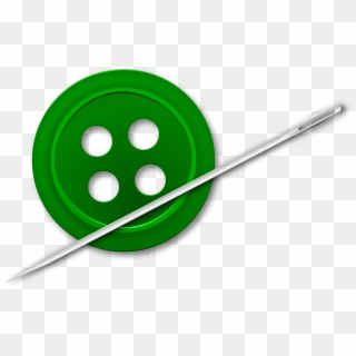 Sewing Needle Png - Buttons Thread Clipart, Transparent Png