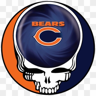 Chicago Bears Skull Logo Iron On Stickers - Grateful Dead Steal Your Face Eagles, HD Png Download