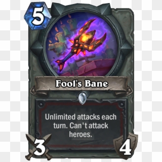 Fool's Bane - Hearthstone Weapon Card, HD Png Download