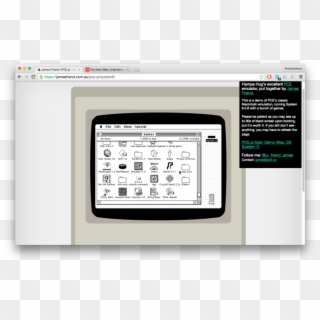 Run Classic Macintosh Os Natively In Your Browser, - Classic Macintosh System 7, HD Png Download