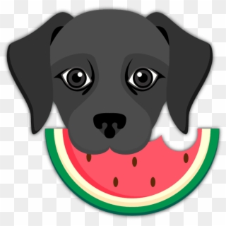 Free Png Download Black Labrador Black Dog Emoji Png - Black Dog Emoji, Transparent Png