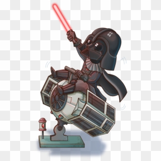 Chibi Vader By Fufunha, HD Png Download