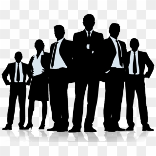 Business People Silhouette Png - Clipart Business Group, Transparent Png