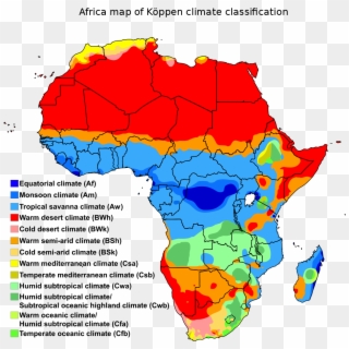 America And South Climate Climate Of Africa Wikipedia - Koppen Climate Classification Africa, HD Png Download