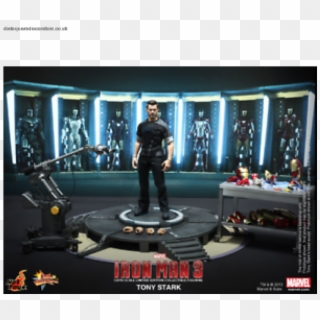 Authentic Hot Toys Iron Man Iii Tony Stark Mms 191 - Hot Toys Iron Man Mms191, HD Png Download
