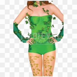 Deluxe Poison Ivy Corset , Png Download - Poison Ivy Corset Costume, Transparent Png