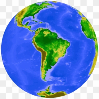 Welcome - Earth Globe South America, HD Png Download