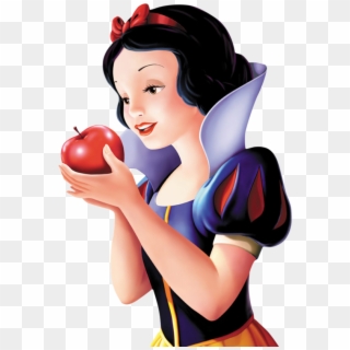Black And White Snow White Poison Apple Png - Snow White With An Apple, Transparent Png