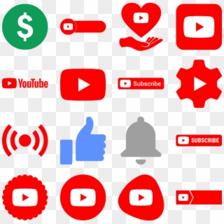 Download Icons Logos Youtube Vector Svg Eps Png Psd - Symbols, Transparent Png