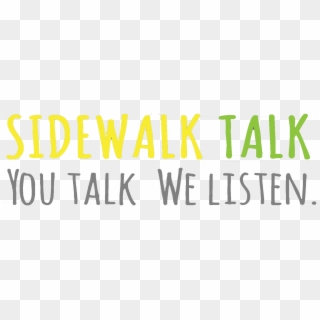 Sidewalk Talk - Calligraphy, HD Png Download