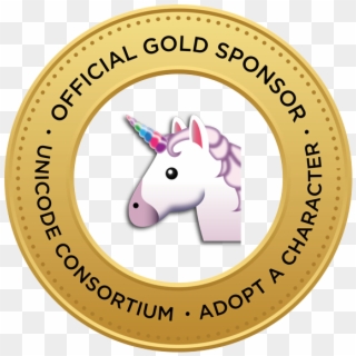 White Unicorn Emoji Sponsor No Bkg - Holiday To And From Labels, HD Png Download