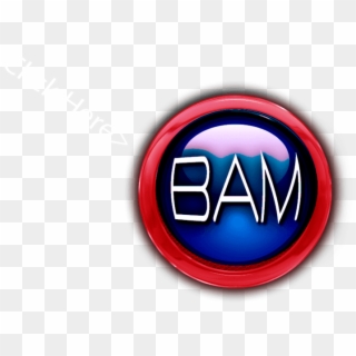 Red Bam Button - Emblem, HD Png Download