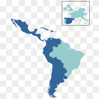 Mapa Hispanoamerica Png, Transparent Png