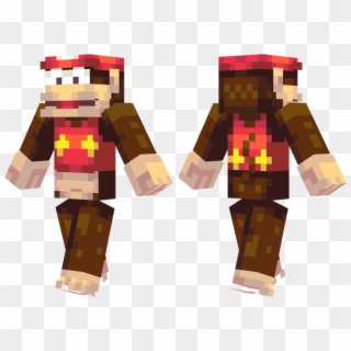 Diddy Kong - Minecraft Skins Redstone Guy, HD Png Download