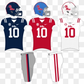 Olemiss Fb Unis 18 - Ole Miss Baby Blue Football Jersey, HD Png Download