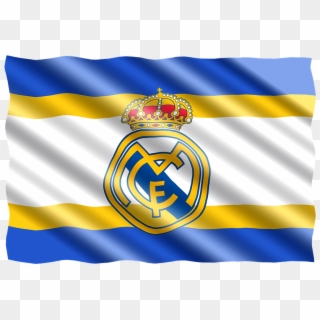 Football, International, Flag, Spain, Real Madrid - Bandera Del Real Madrid 2017, HD Png Download