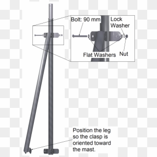 When The Tripod Mast And Legs Are Completely Assembled, - Poster, HD Png Download