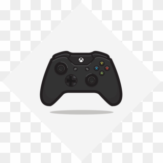Video Game Controller Icon Set On Behance - Xbox One S Controller Icon, HD Png Download
