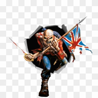 Iron Maiden Pirate Logo - Trooper Iron Maiden Cover, HD Png Download