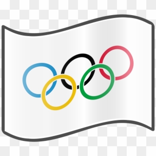 Olympics Background - Olympic Flag, HD Png Download