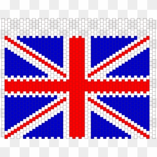 British Flag Bead Pattern - Phare De Pen Men, HD Png Download