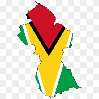 2000 X 3001 6 - Guyana Map And Flag, HD Png Download