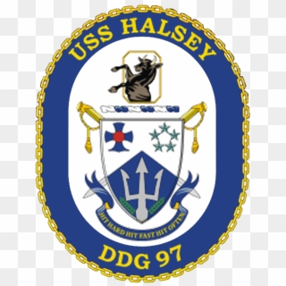 Uss Halsey Ddg-97 Crest - Uss Boxer Lhd 4 Crest, HD Png Download