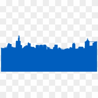 Town Silhouette Png - City Skyline Silhouette, Transparent Png