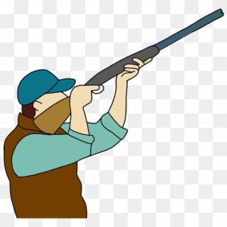 Vector Black And White Gun Shot Shoot Free On Dumielauxepices - Chasse Png, Transparent Png