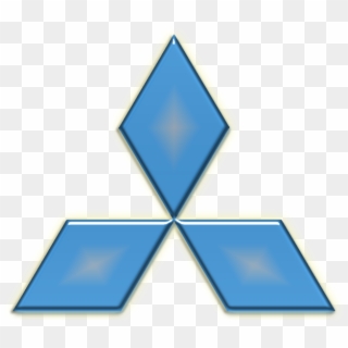 Blue Mitsubishi Logo - Mitsubishi Logo Blue, HD Png Download