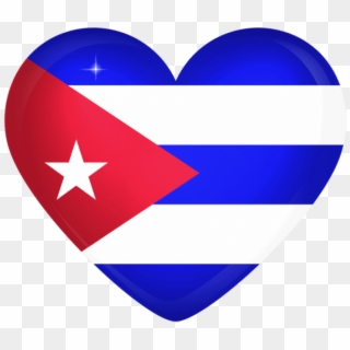 Download Cuba Large Heart Flag Clipart Png Photo - Puerto Rico Flag Heart, Transparent Png