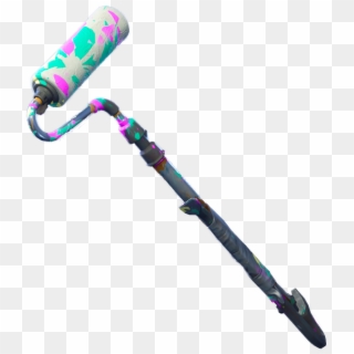 Fortnite Paint Roller Axe , Png Download - Fortnite Renegade Roller Pickaxe, Transparent Png